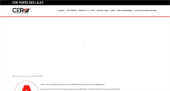 Desktop Screenshot of cer-porte-des-lilas.com