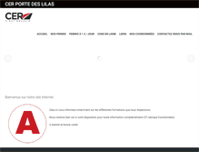Tablet Screenshot of cer-porte-des-lilas.com